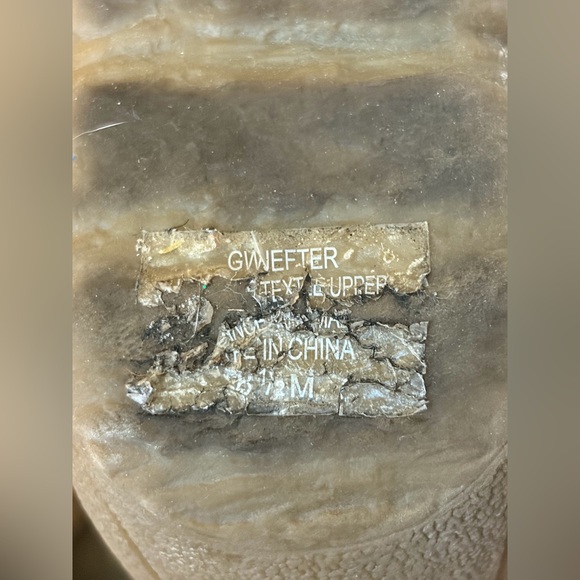 Guess Suede Faux Fur Trimmed & Lined Wedge Heel Boots, Brown Tone High Boots Y2K - Picture 7 of 15